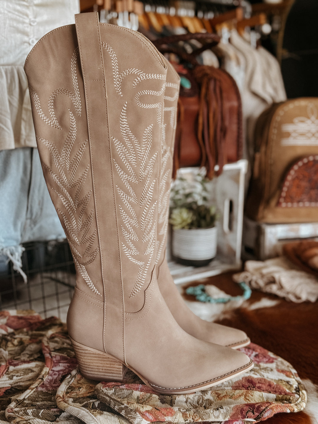 The Samara Tall Boots (Tan)