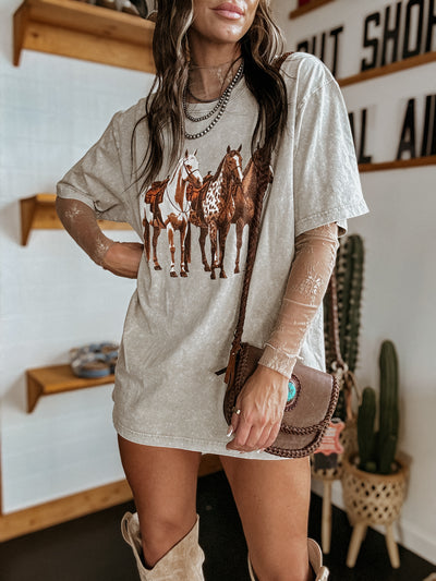 The Horse Trio Graphic Tee