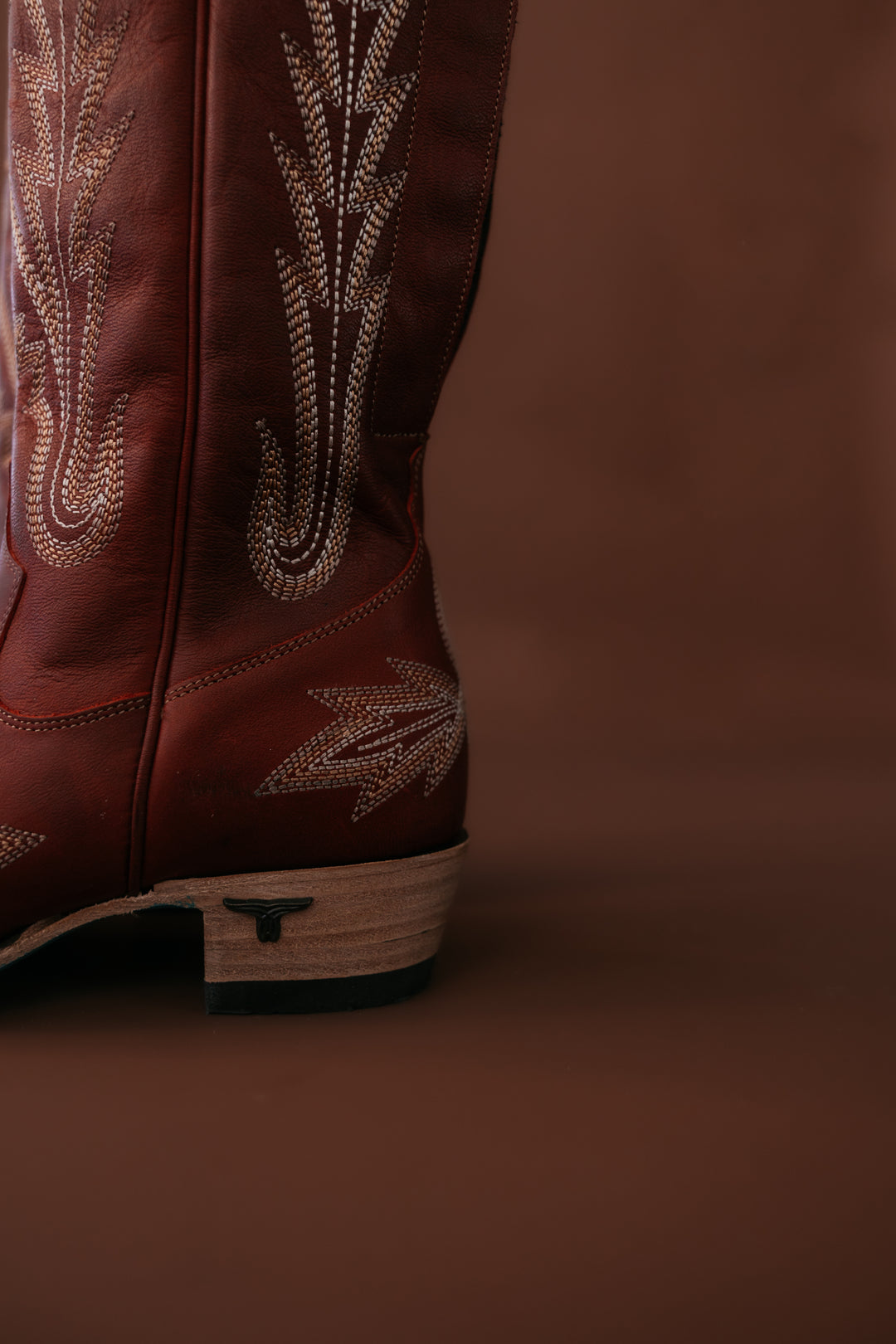 The Lexington Knee High Corset Boot (Ruby)