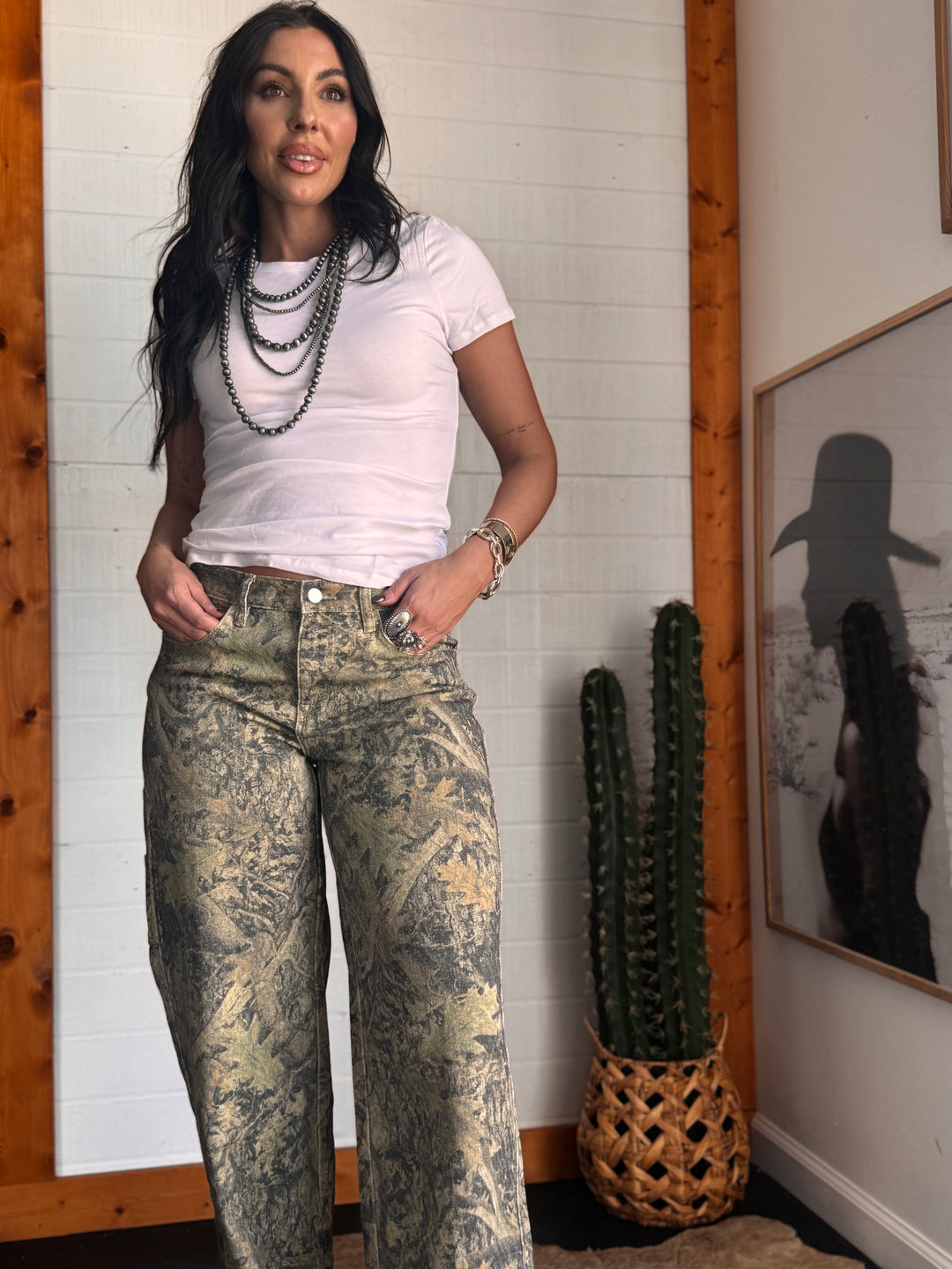 White Basic Crew Neck Tee