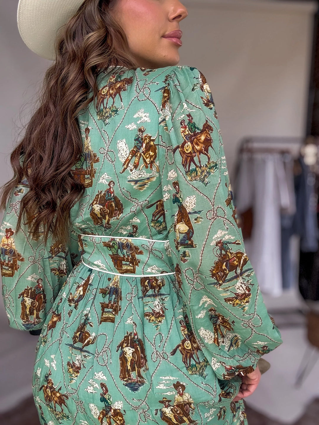 rodeo dress Rodeo Ready Button Up Dress