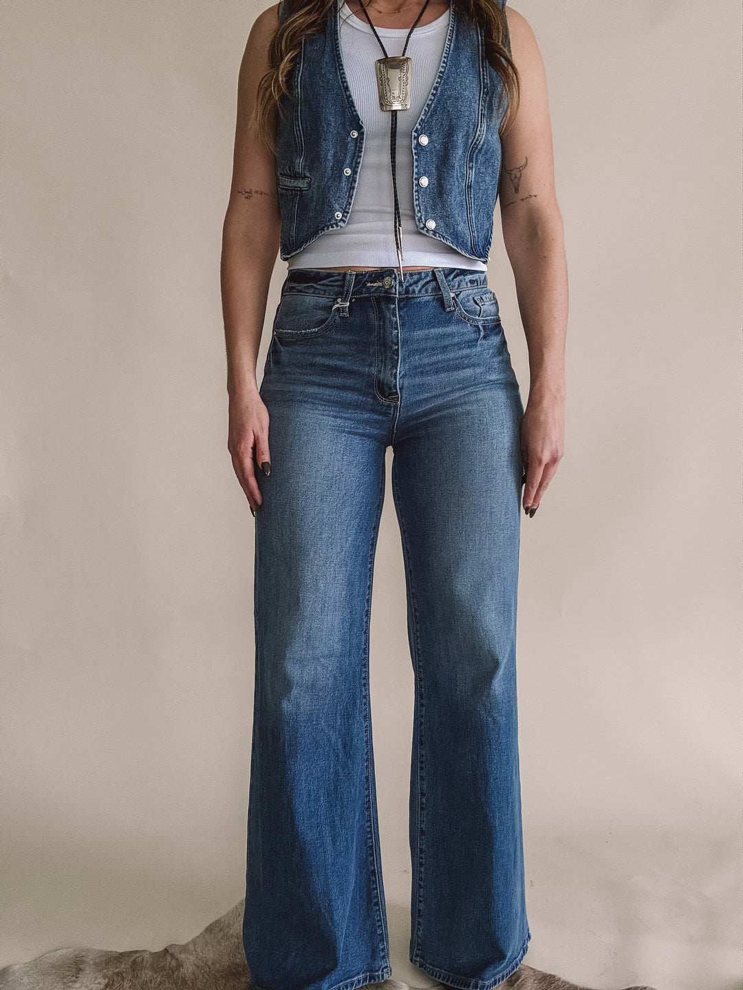 Comfort Wide Leg Jeans