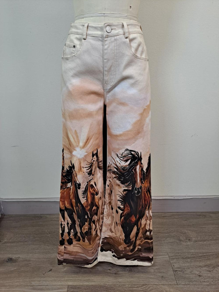 Wild Horses Wide Leg Jeans