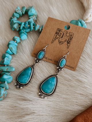 Turquoise Tears Earrings