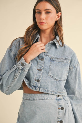 The Denim Babe Skirt Set