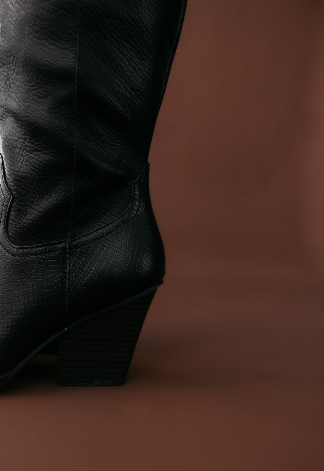 Barcelona Western Boot – Black