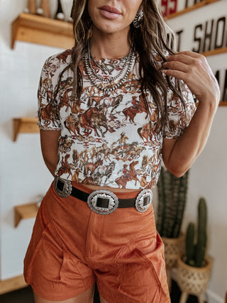 Concho Flower Belt (BLK)