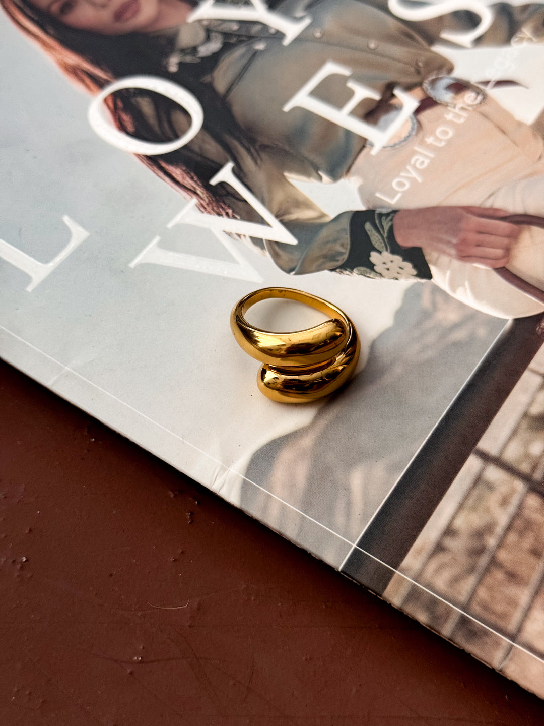 Lasso Ring - Gold Stainless Steel