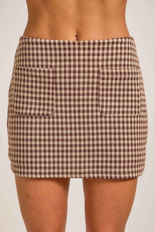 Prairie Gingham Skort PRE ORDER 9/1