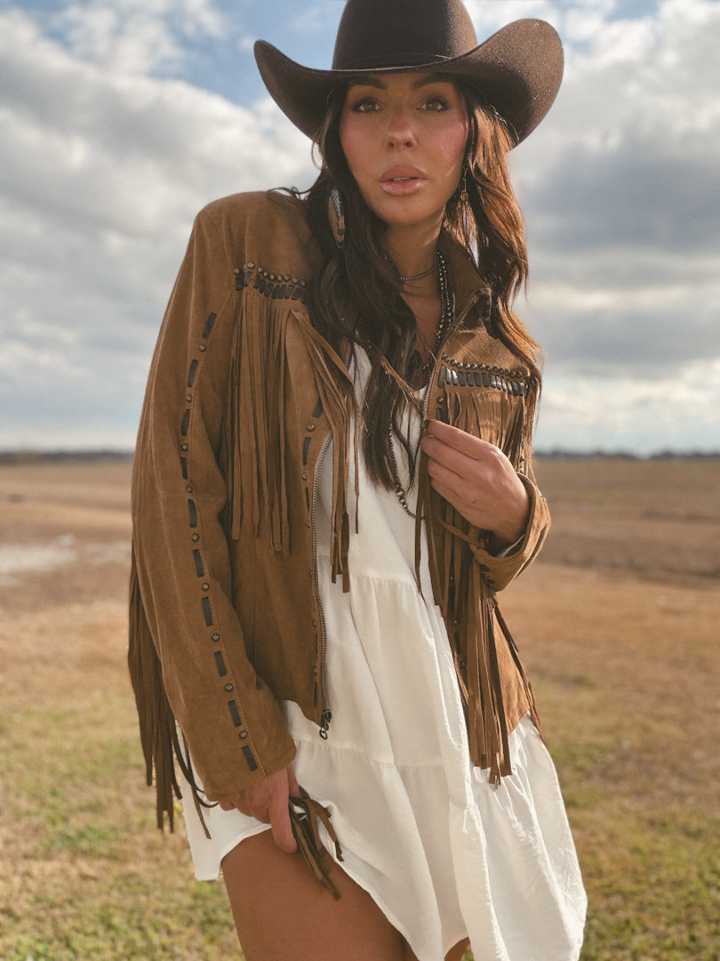 Camel Horse Shoe Jacket