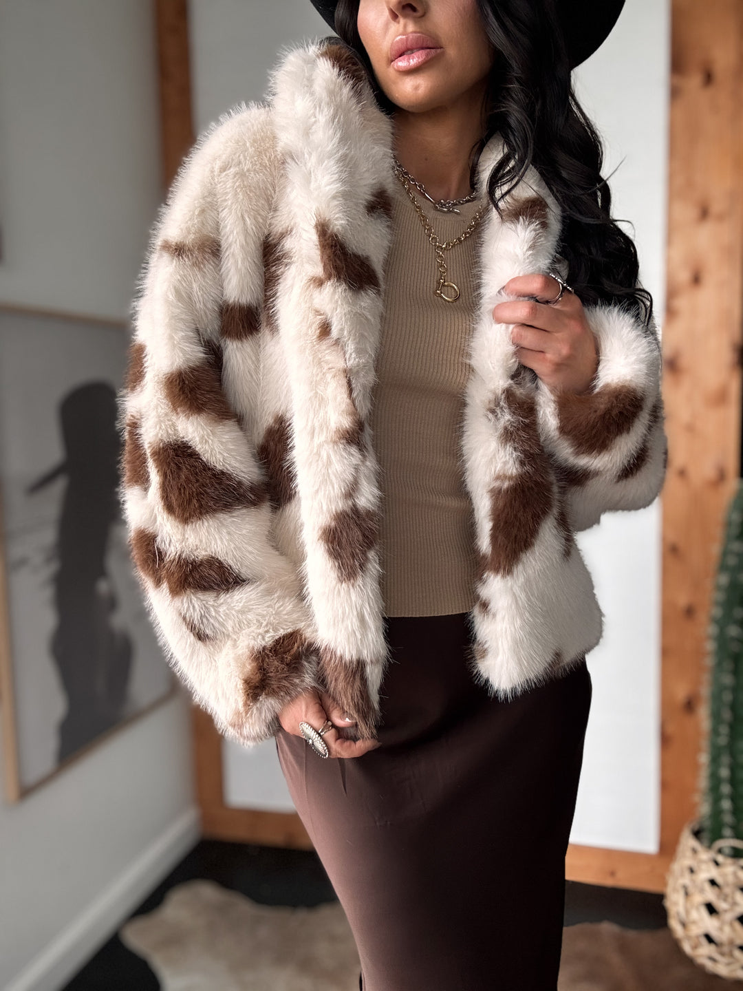 Cow Print Cowgirl Jacket