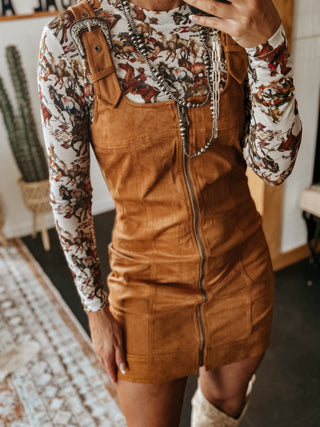 The Buckle Babe Dress (CAMEL)