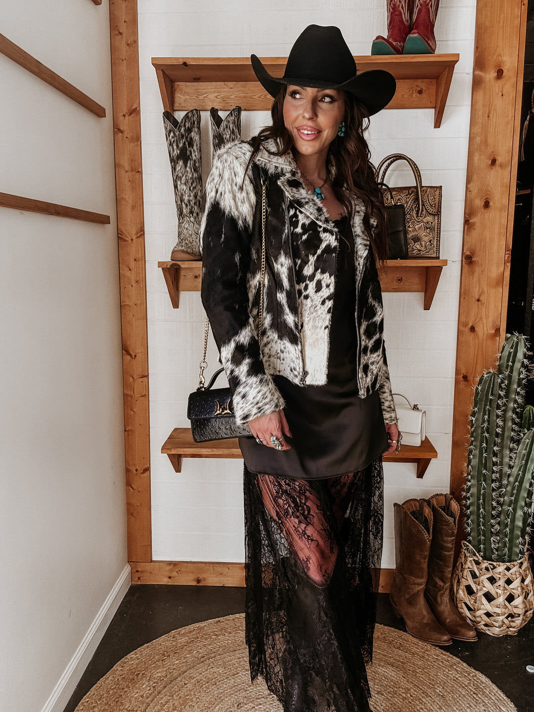 The Cowhide Moto Jacket (BLK)