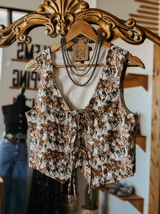 The Cowboy Double Tie Vest