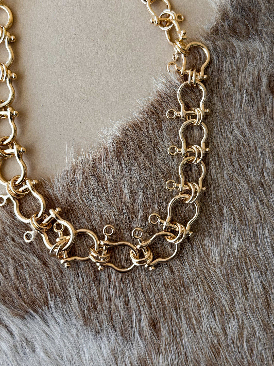 Carabiner Chain Link Necklace – Statement Chain