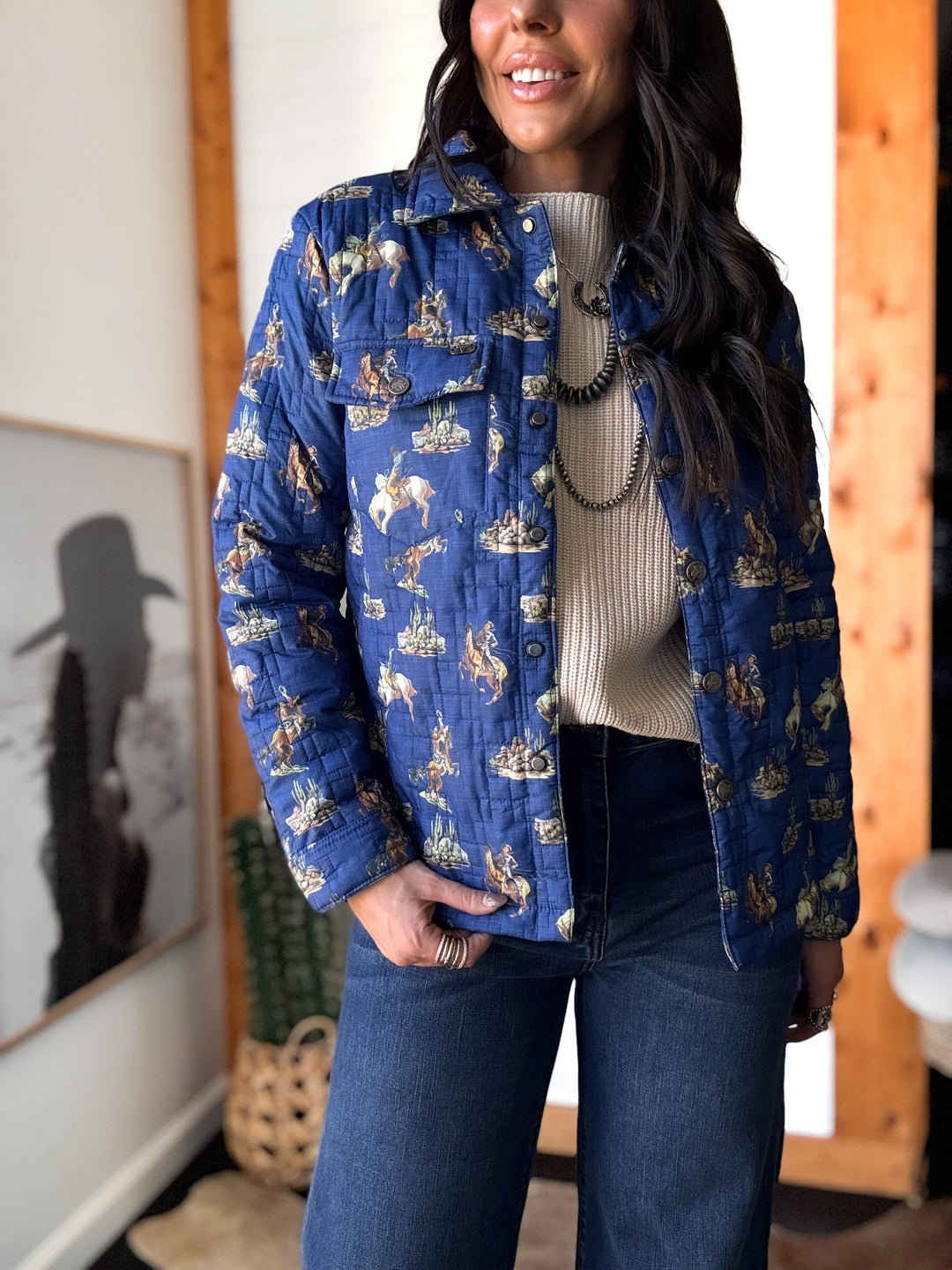 Western Rodeo Quilted Jacket