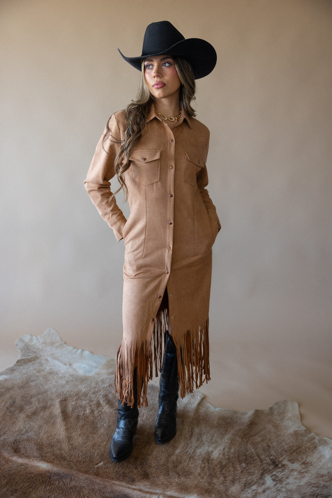 Lovlei Ranch Annabelle Fringe Duster Dress