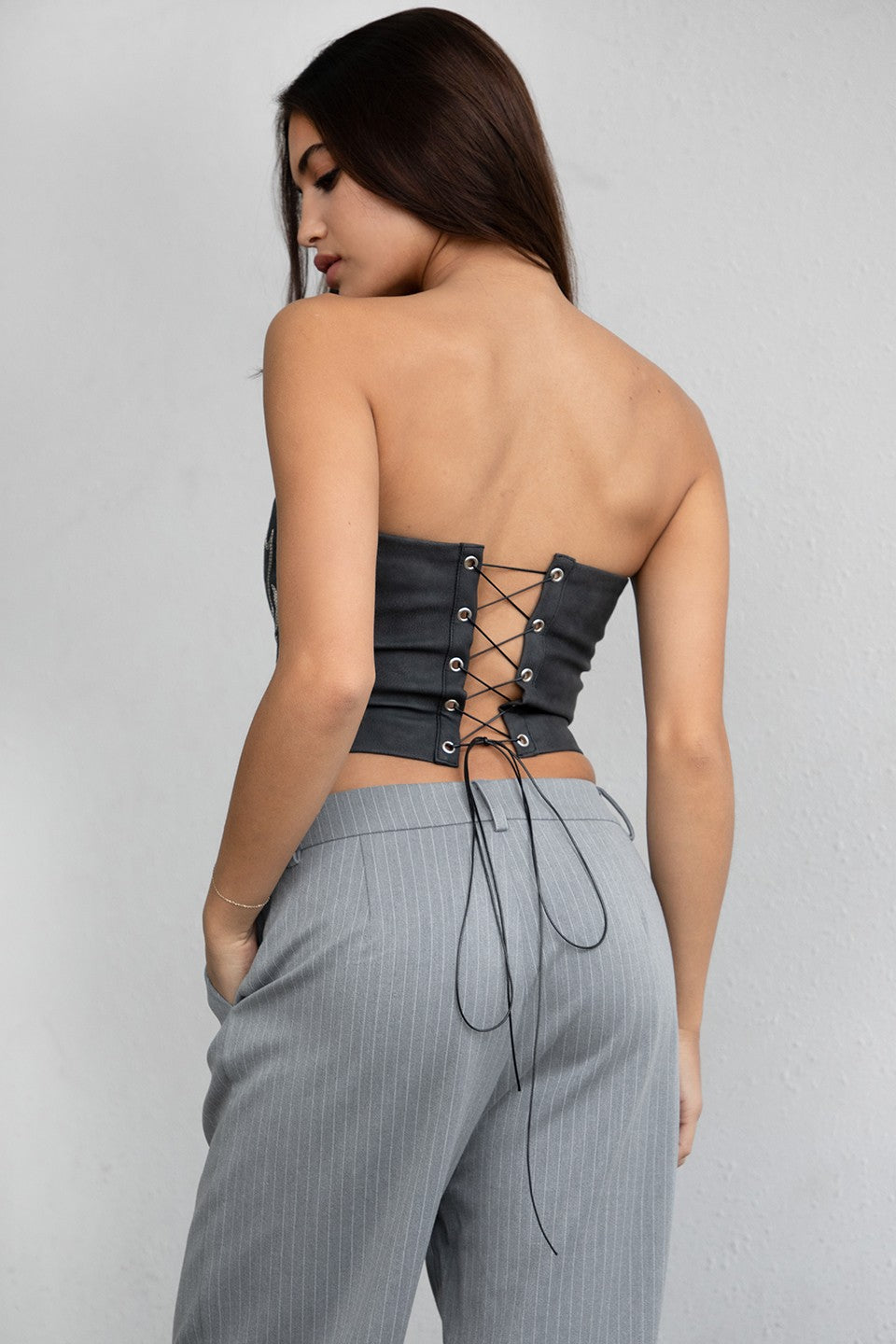 The Western Babe Corset Top (BLK)