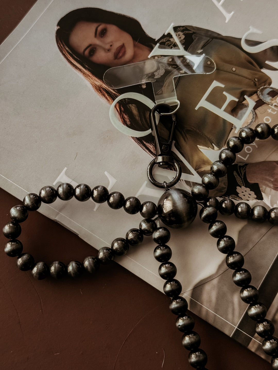 Pearled bow Phone Charm & Keychain