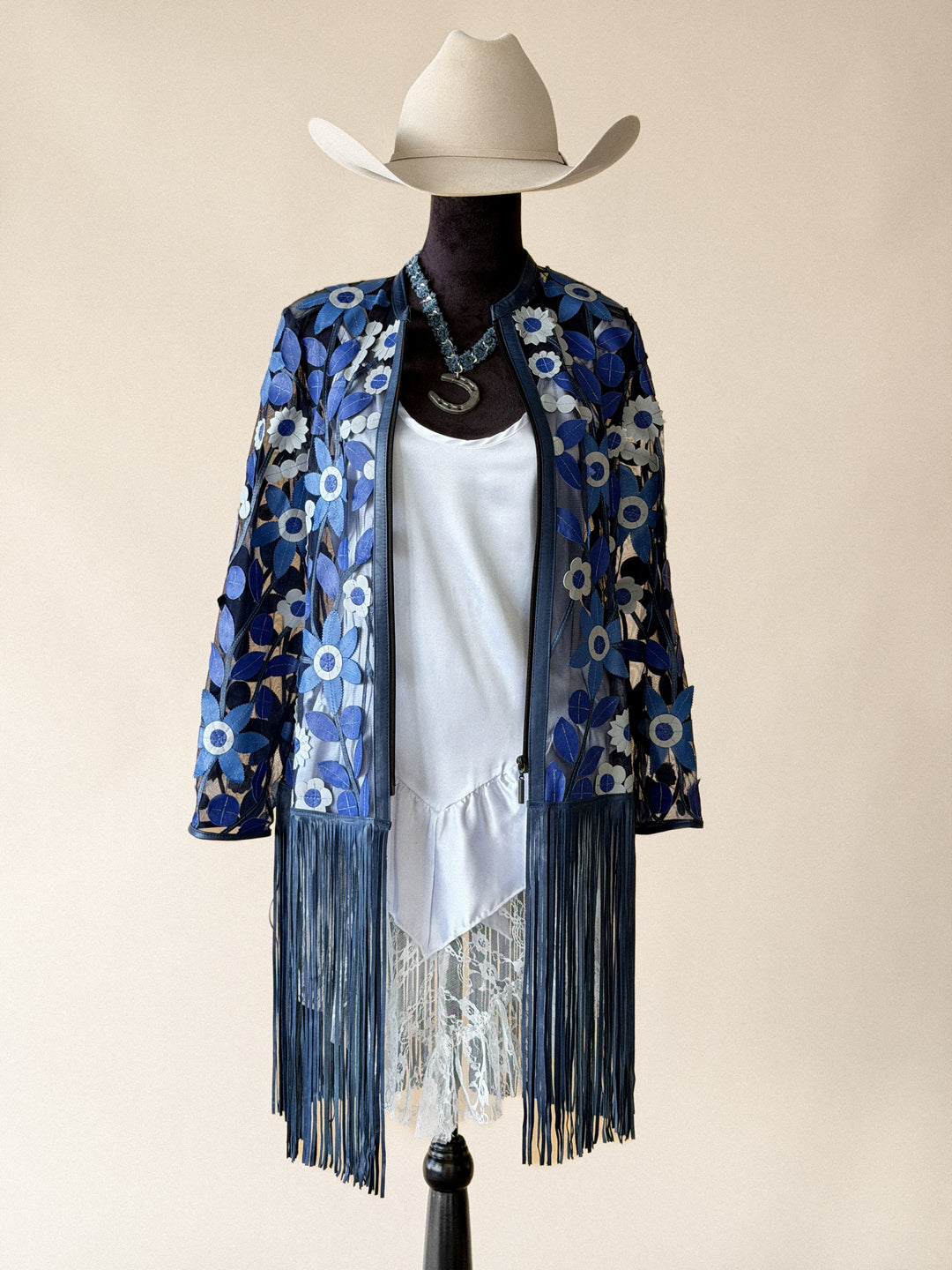 Bluebell Fringe Coat