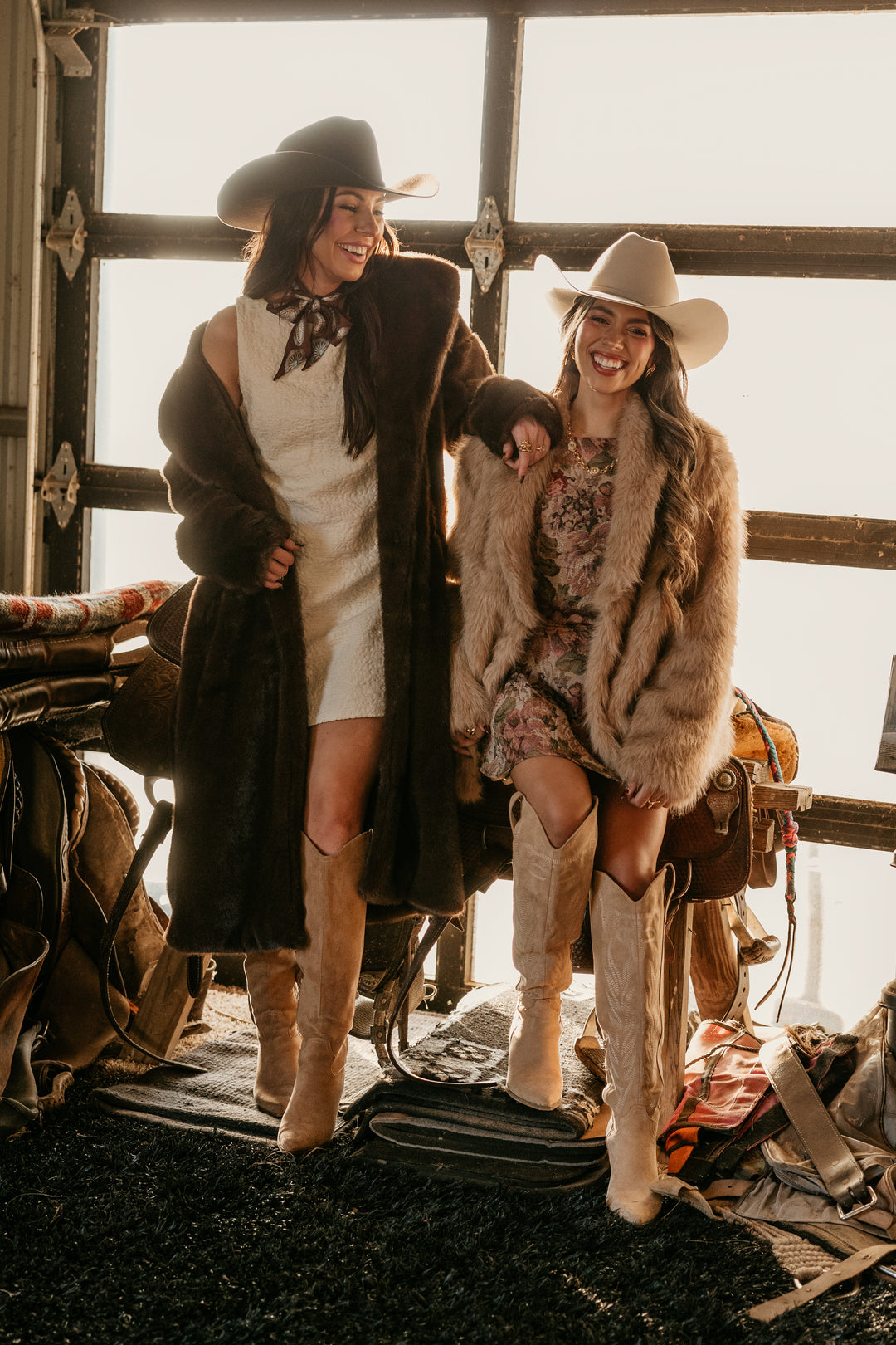 Rose Jacquard Mini Dress