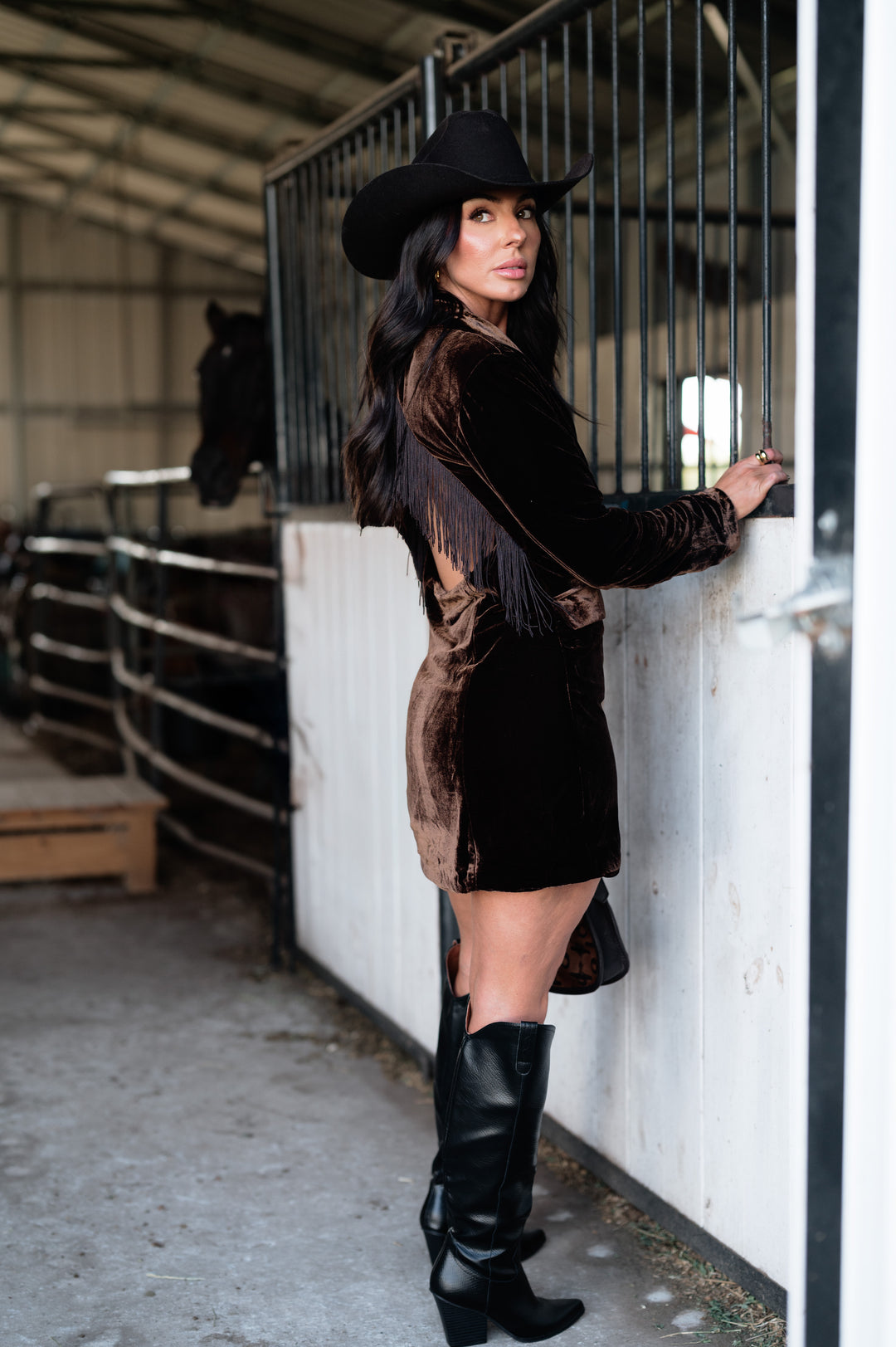 Fringe Blazer Mini Dress