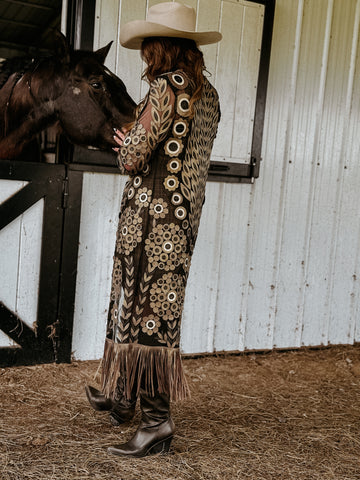 cowgirl outfit duster cardigan