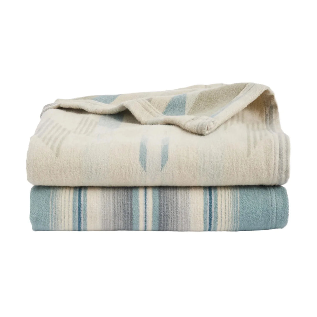 Pendleton Wyeth Falls Linen – Organic Cotton Throw Blanket Set (2 Pack)