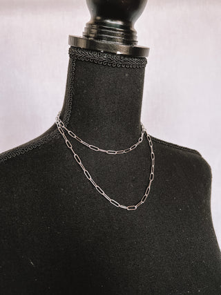 Simple Paperclip Chain Necklace