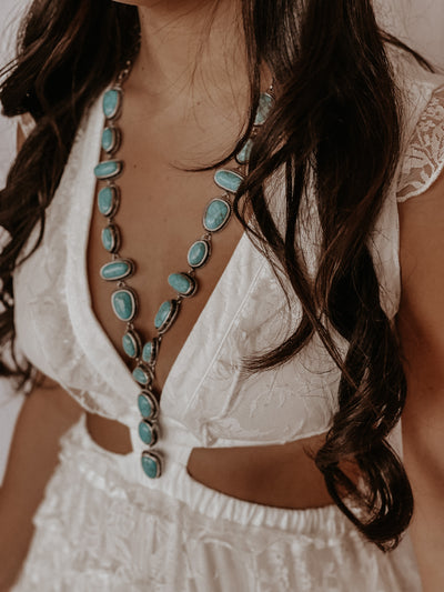 Turquoise Trails Necklace Set