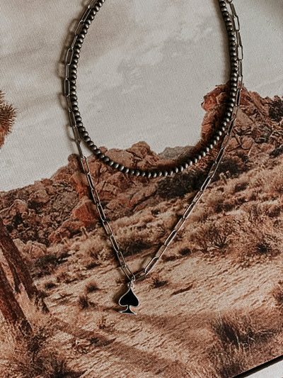 Western Spade Necklace
