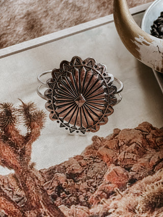 Concho Cuff Bracelet