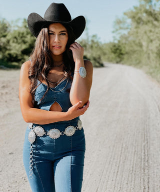 Concho Cuff Bracelet