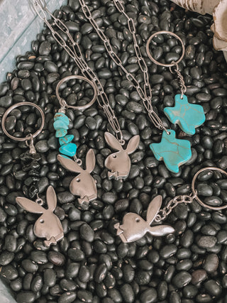 Wild Bunny Keychain