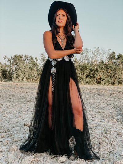Vestido Viúva Negra Selvagem