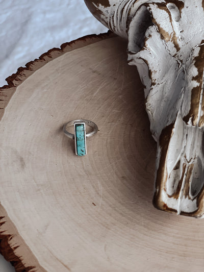 Turquoise Bar Ring (Small/Large)