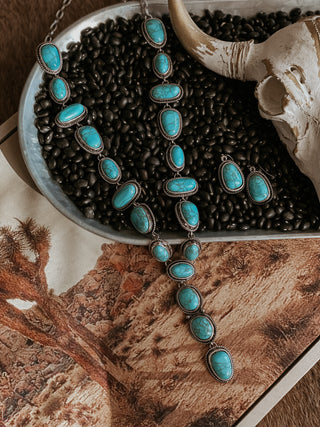 Turquoise Trails Necklace Set