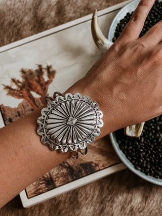 Concho Cuff Bracelet