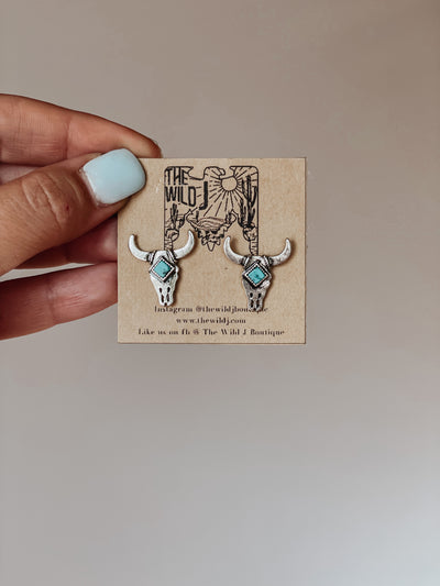 Stone & Steer Earrings